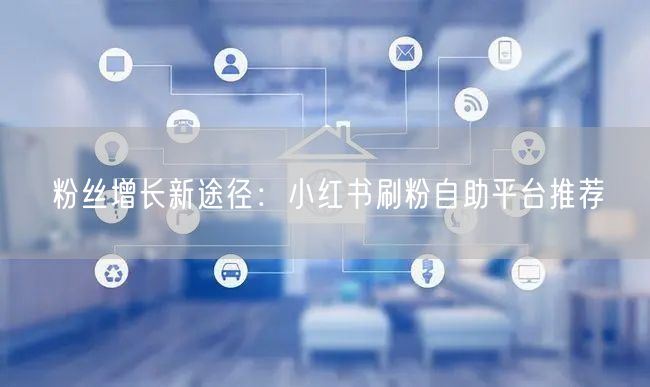 粉丝增长新途径:小红书刷粉自助平台推荐